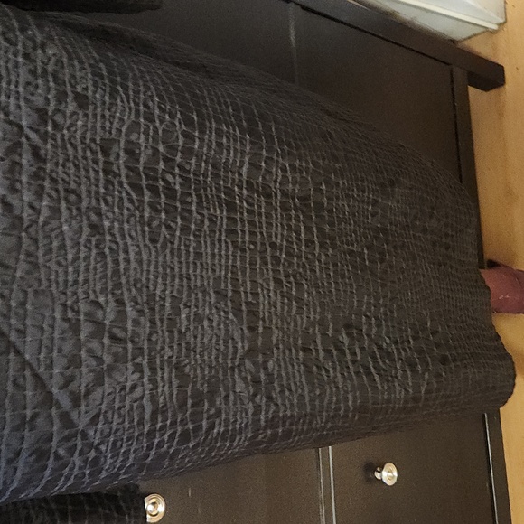 Vintage Black Trench Coat - Picture 6 of 10